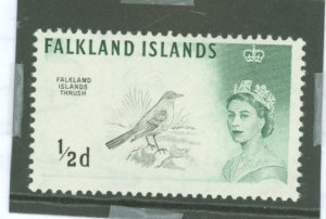 Falkland Islands #128 var  Single