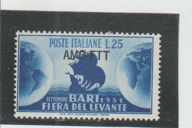 Trieste  Scott#  129  MH  (1951 Overprinted)