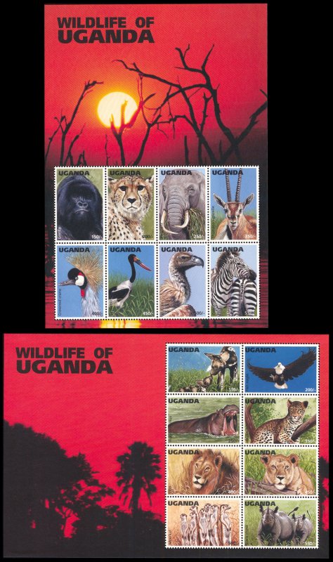 Uganda 1996 Scott #1394-1395 Mint Never Hinged