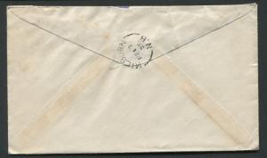 NEW BRUNSWICK SPLIT RING TOWN CANCEL COVER BON ACCORD