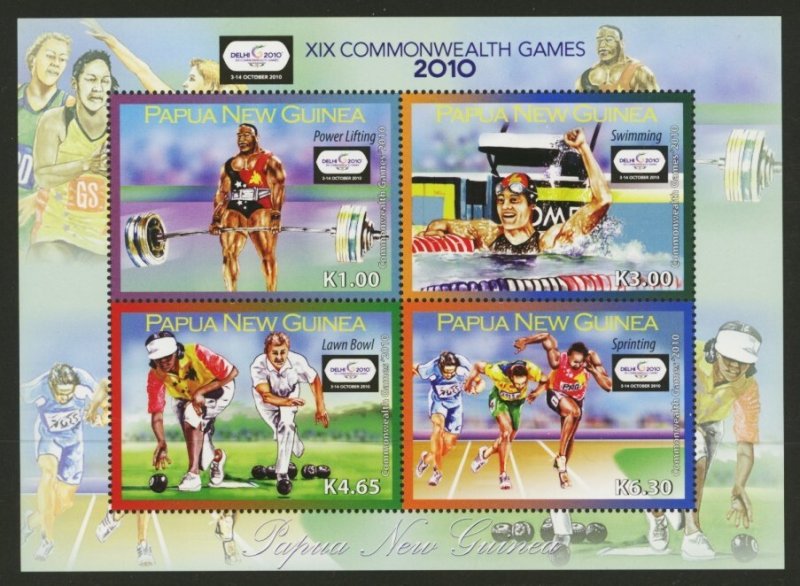 Papua New Guinea Sc# 1490 MNH Commonwealth Games (M/S)