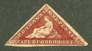 4811 BCX  1863 Cape of Good Hope Scott# 12a mng (*) used ( Offers welcome )