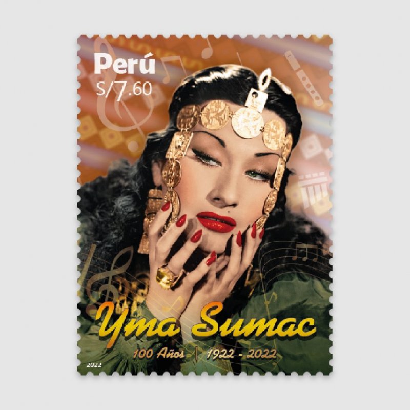 O) 2022 PERU, ZOILA EMPERATRIZ CHAVARRY DEL CASTILLO  - YMA SUMAC, SOPRANO SINGE