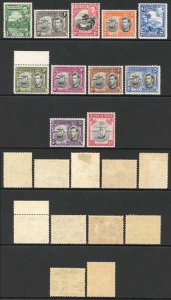 Grenada SG153/63e (no 1/4d) Mixed M/M and U/M Cat 80 Pounds