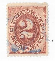 US#J2  2c Postage Due -brown  (U) CV $25.00