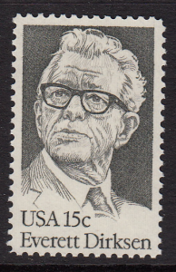 U.S.#1874 Everett Dirkson 15c Single, MNH.