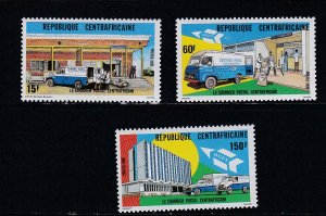 Central Africa # 755-757, National Postal Service, Mint NH, 1/2 Cat