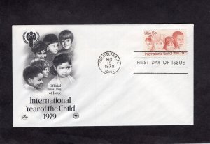 1772 Year of the Child, FDC ArtCraft