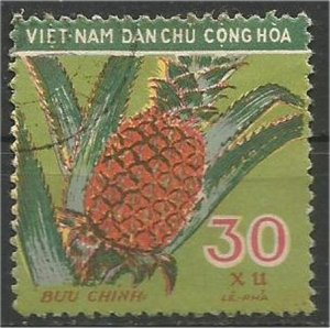 VIET NAM, NORTH, 1959, used  30xu, Pineapple Scott 108