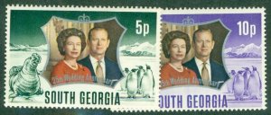 SOUTH GEORGIA 35-36 MNH BIN $1.40