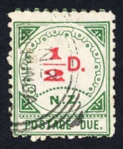 New Zealand Postage Dues 1899-1900 SG.D1 1/2d type I large D P11 VFU c 45 pounds