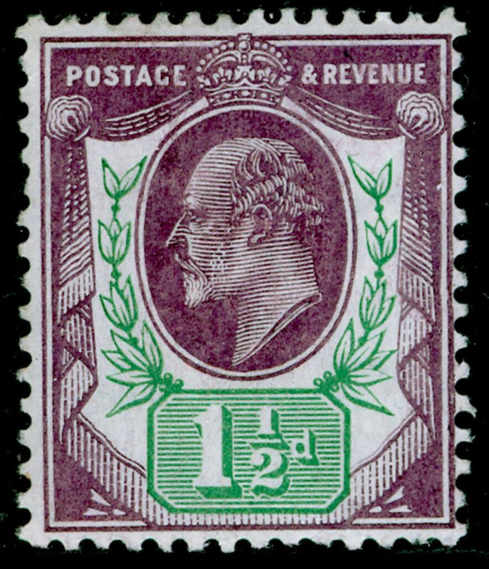 SG224 SPEC M9(2), 1½d slate-purple & bluish green (CHALKY), M MINT. Cat £45.