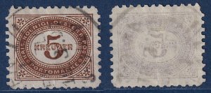 Austria - 1894 - Scott #J4 - used - Numeral - perf 10 1/2