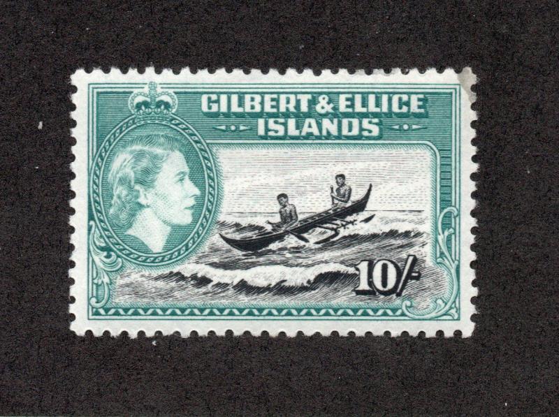 Gilbert & Ellice Islands - SG# 75 MH (UR corner crease/stain)  /   Lot 1018281