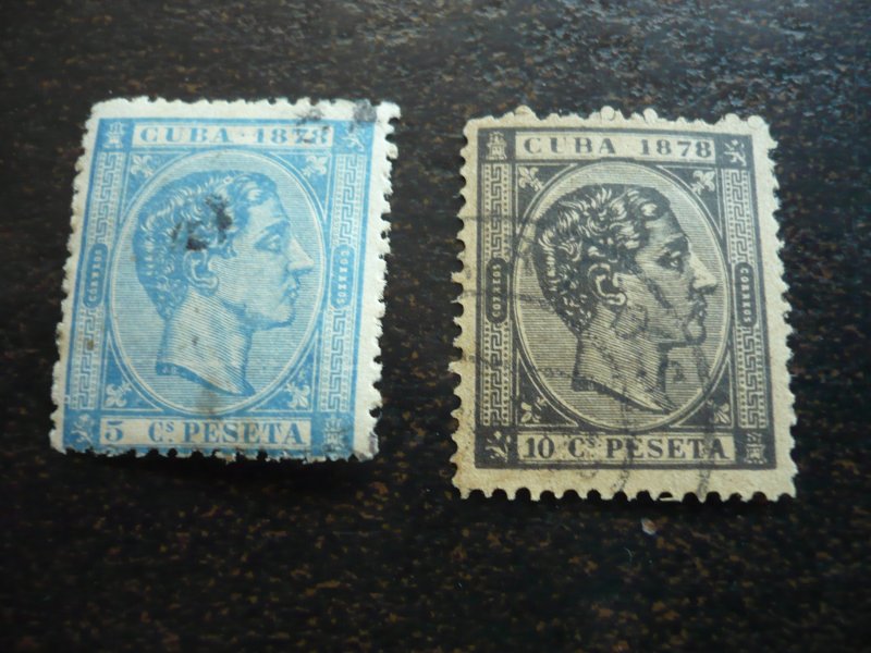 Stamps - Cuba - Scott# 76-80 - Used Partial Set of 5 Stamps