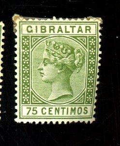 Gibrlatar #35 MINT FVF OG HR Cat$42