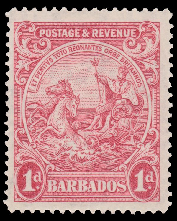 BARBADOS POSTAGE STAMP 1925-35. SCOTT # 167. UNUSED