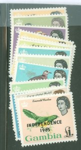 Gambia #193-205 Unused Single (Complete Set)