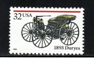 3019 * 1893 DURYEA  *   U.S. Postage Stamp   MNH