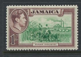 Jamaica  SG 130  - Mint light trace of hinge - see scan and details