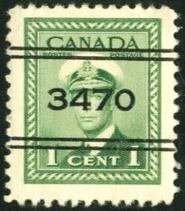 CANADA #249, USED PRE CANCEL, 1942, CAN214