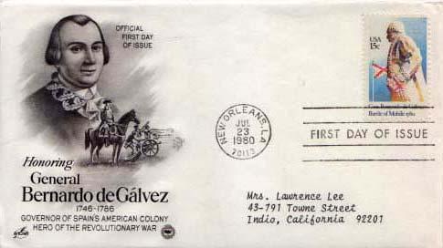 United States, First Day Cover, Louisiana