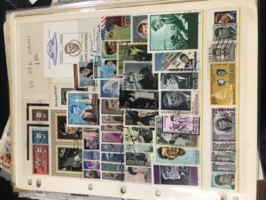 Worldwide Stamps On Stock Pages British Colonies & More
