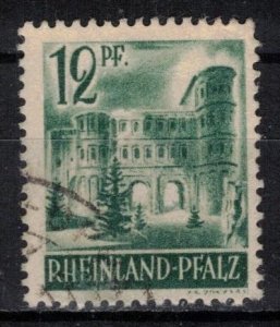 Germany - French Zone - Rhine Palatinate - Scott 6N4