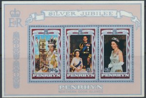 Penrhyn     SC# 89a    SG 103 MNH   QE II Silver Jubilee    see details/scans