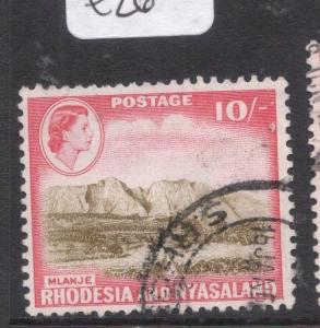 Rhodesia & Nyasaland SG 30 VFU (4dlz) 