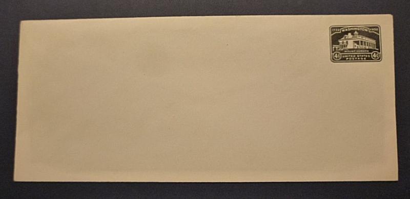#U523-U528 (6) 1ȼ TO 5ȼ MINT UNUSED STAMPED ENVELOPES - WASHINGTON BICENTENNIAL