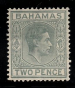Bahamas Sc 103 1938 2d gray George VI stamp mint