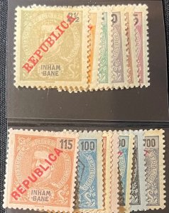 Inhambane, 1917, SC 89-101, #95 is Used, Set