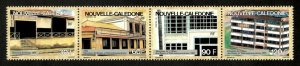 New Caledonia 1994 - Post Office Headquarters - Strip of 4 - Scott 691 - MNH