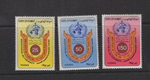 Kuwait #1064-66  (1988 World Health Organization WHO set) VFMNH CV $6.30
