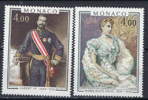 Monaco 1246-47 MNH 1980 Paintings (ak2633)