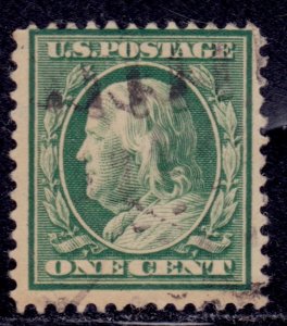 United States, 1910, Franklin, sc#374, used