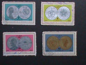 ​CUBA-1965 VERY OLD CUBA STAMPS-50TH ANNIVERSARY-CUBAN MINT - USED-VERY FINE