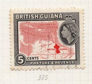 British KUT 1953 QEII Early Issue Fine Used 5c. NW-206585