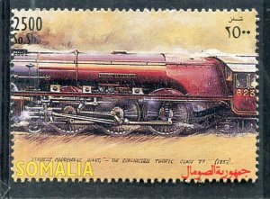 Somalia 2002 STEAM TRAINS LOCOMOTIVES 1 value Perforated Mint (NH)