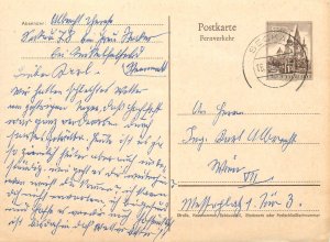 E0061 Austria postal stationery card correspondence Seckau 1960