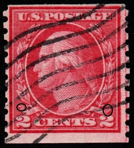 U.S. #455 F-VF Used with Machine Cancel