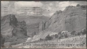 USA 1940s Colorado Springs Garden of the Gods All-Over Advertising Cover 101774