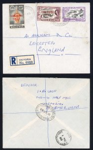 Cameroons 1960 Values on a Commercial cover to the UK 1/9 rate