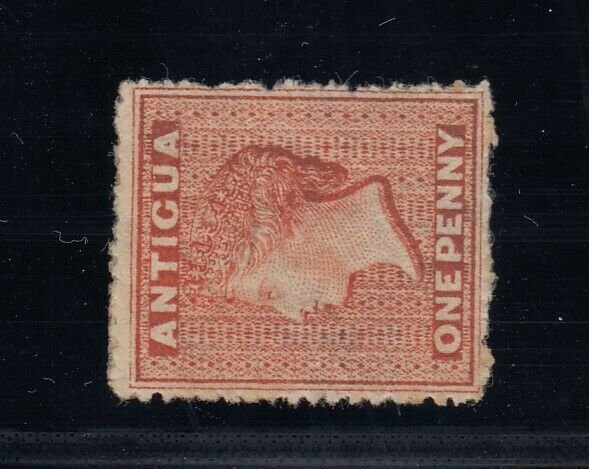 Antigua, SG 7b, MHR Watermark Sideways variety