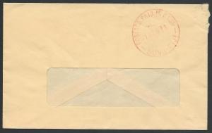 FIJI 1971 cover POSTAGE PAID IN CASH / SUVA cds in red.....................25730