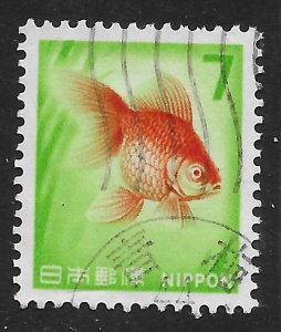 Japan #880 7y Fish - Goldfish