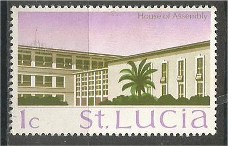 ST. LUCIA 1970, MH, 1c  House of Assembly Scott 261