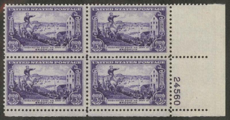 1003 MNH Plate Block