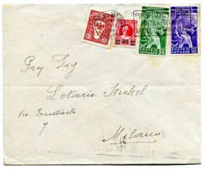 Provisional Cent. 40 with complementaries on the cover in the tariff